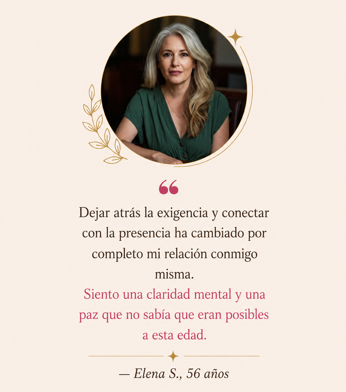 Testimonio de una mujer que vive Brilla sin Edad 2